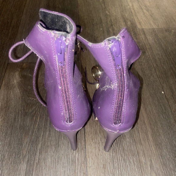 Paper Fox MacLauren Purple Heels - Picture 8 of 9